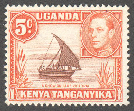 Kenya, Uganda and Tanganyika Scott 68a Used - Click Image to Close